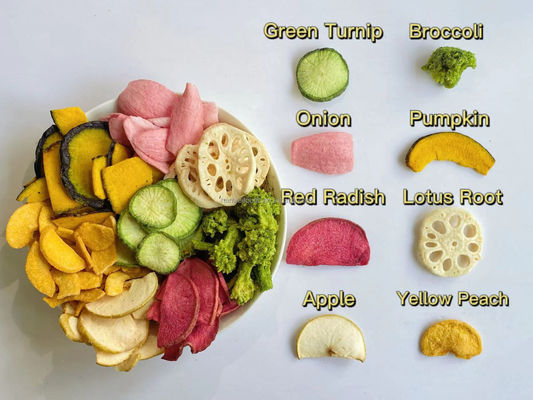 ভালো দাম গরম বিক্রয় শুকনো সবজি ভ্যাকুয়াম প্রাকৃতিক ডিহাইড্রেটেড ব্রকলি পাইকারি দাম ভাজা ব্রকলি চিপস অনলাইন