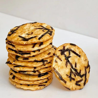 ভালো দাম পিৎজা ফ্লেভার সিউইড রাইস ক্র্যাকারস সুস্বাদু স্বাস্থ্যকর হোল গ্রেন রাইস কেক অনলাইন