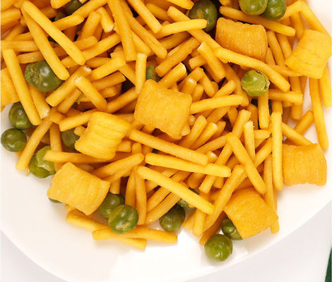 ভালো দাম পার্টি অফিসের জন্য গ্রিন পিস ক্রিস্পি স্ন্যাকসের সাথে হট সেল মিক্সড স্ন্যাক প্রন স্ট্রিপ ক্র্যাকার অনলাইন