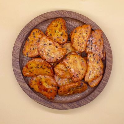 ক্রিস্পি রাইস ক্র্যাকারস সিউইড কারি চিলি কালো মরিচের স্বাদের স্ন্যাক ভাজা