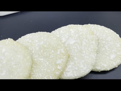 সুগার ফ্রস্টিং কোরিয়ান রাইস ক্র্যাকার স্ন্যাকস সহ উচ্চ মানের রোস্টেড মিষ্টি বিস্কুট